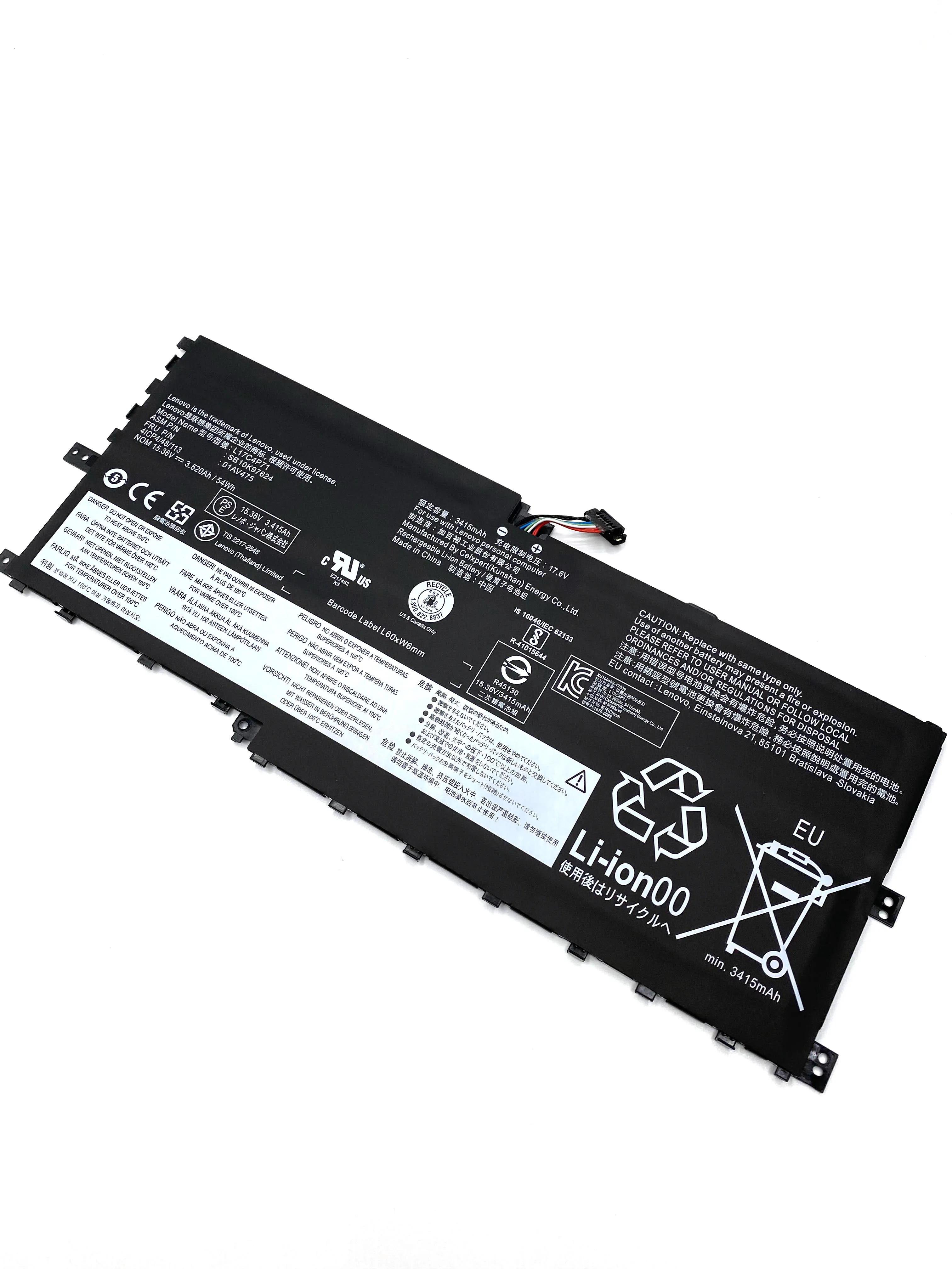 L17C4P71 L17M4P71 Laptop Battery For Lenovo ThinkPad X1 Yoga Gen 3/2018 20LE 20LD 20LG 01AV474 01AV475 SB10K97623 L17M4P73