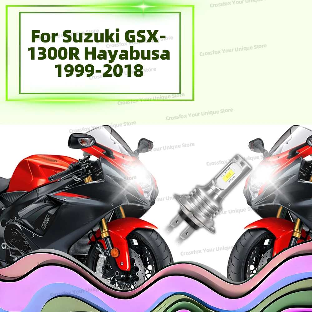 

1 шт. H7 мотоциклетный светильник 45 Вт для Suzuki GSX1300R Hayabusa 1999-2018 светодиодный мотоциклетный фонарь 6000 К лампа