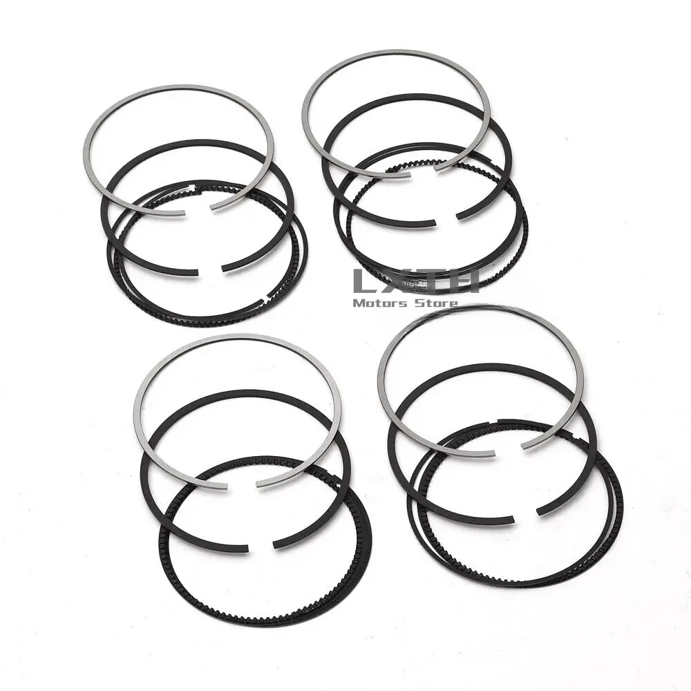 4x Piston Rings Set STD A03L198151B For Audi A1 A3 VW Golf Passat Seat Skoda 1.6 TDI CAY