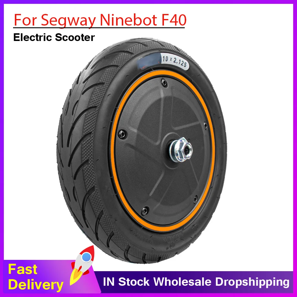 

10 Inch 350W Motor Wheel for Segway Ninebot F40 Electric Scooter Engine Motor Tire Replacement Accessories