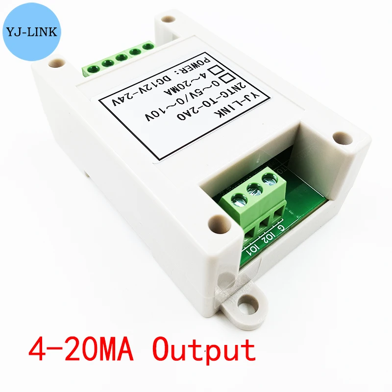2-channel NTC Thermistor Temperature Sensor To Analog 4-20mA Current 0-5V/0-10V Voltage Output Temperature Conversion Module