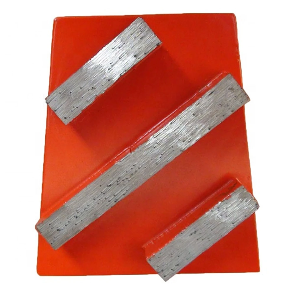 ST23 Colorful Polishing Tools Diamond Grinding Wedge Abrasive Blocks Four Segments Trapezoid Metal Frankfurt Floor Pads 6PCS