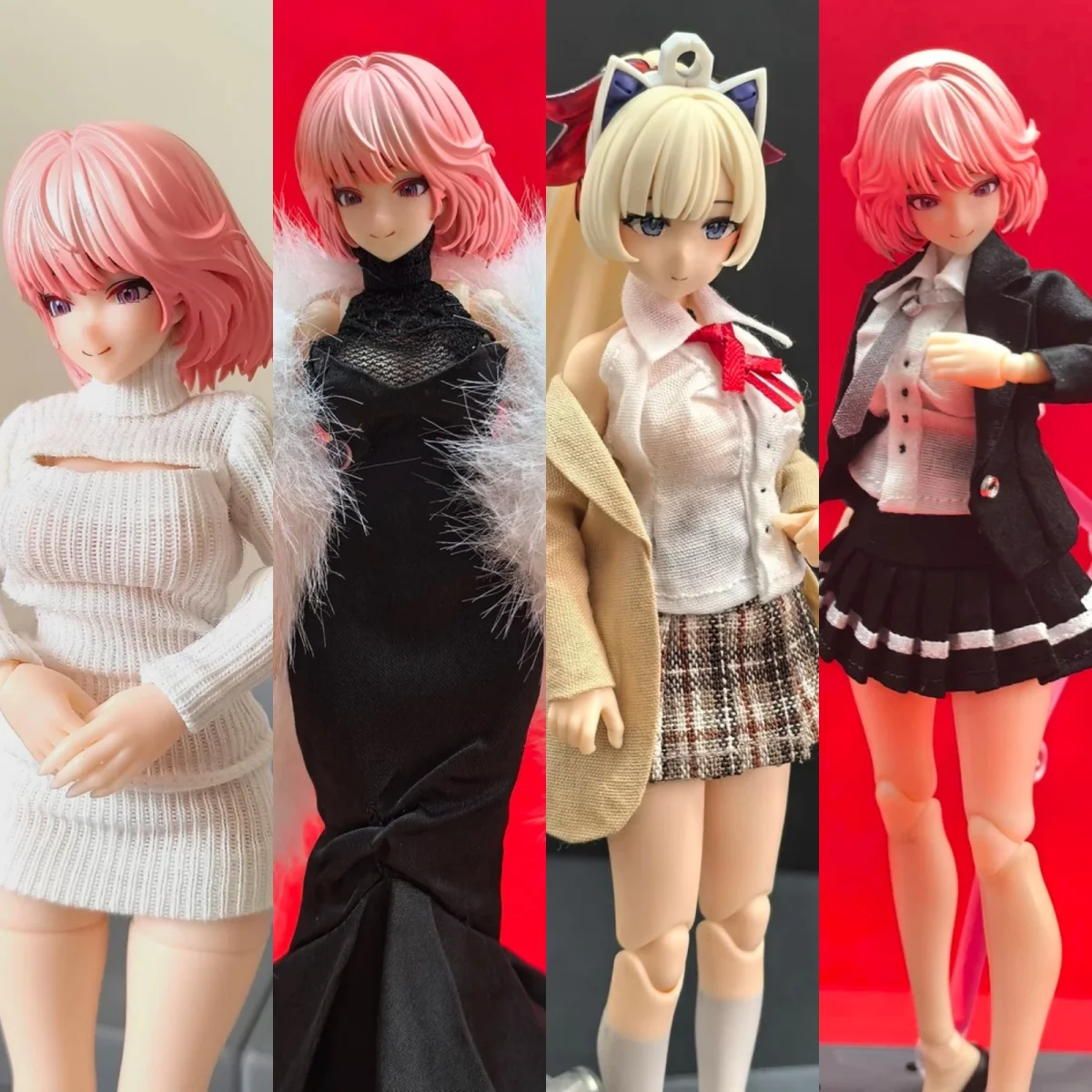 

【20days Made】No Figure 1/12 Scale Female Soldier Clothing Accessories Mermaid Skirt Clothes Suit Fit 6''Action Figure Model Toys