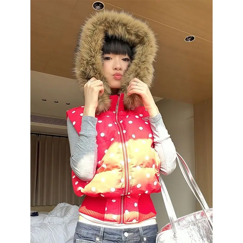 

Vests Waistcoats Thick Womens Vintage Summer Open-Knit Slim Sweet Ulzzang Y2K Clubwear Airy Lightweight Breathable Trendy Casual