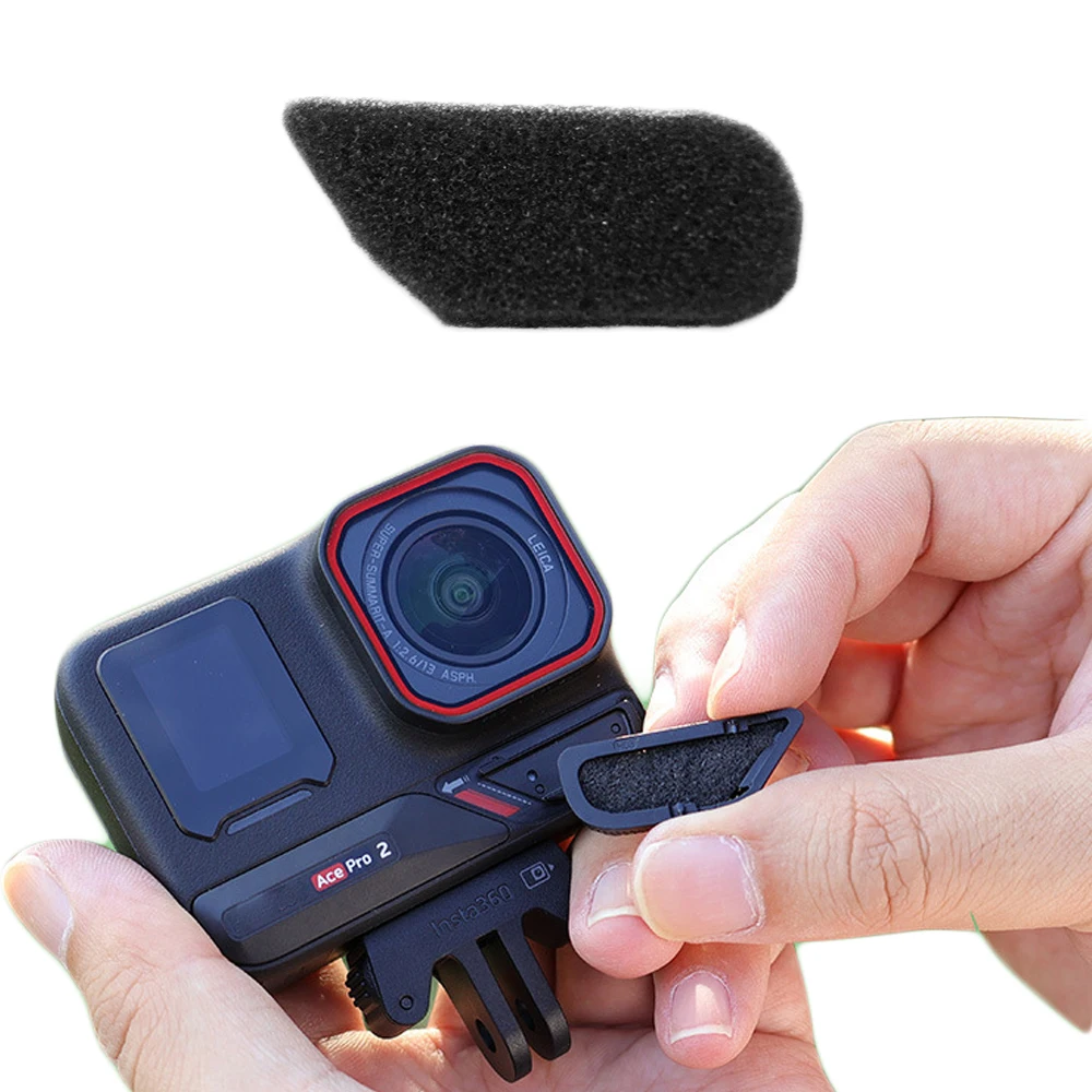 

Mic Wind Muff Windproof Cotton Audio Noise Reducer Sponge For Insta360 Ace Pro2 Accessories