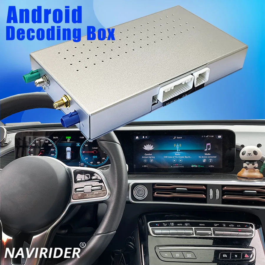 Android 13 Decoder Box Upgrade Wireless CarPlay For Mercedes Benz GLC V-Class EQC Electric 2020-2022 Upgrade NTG 6 Qualcomm 680