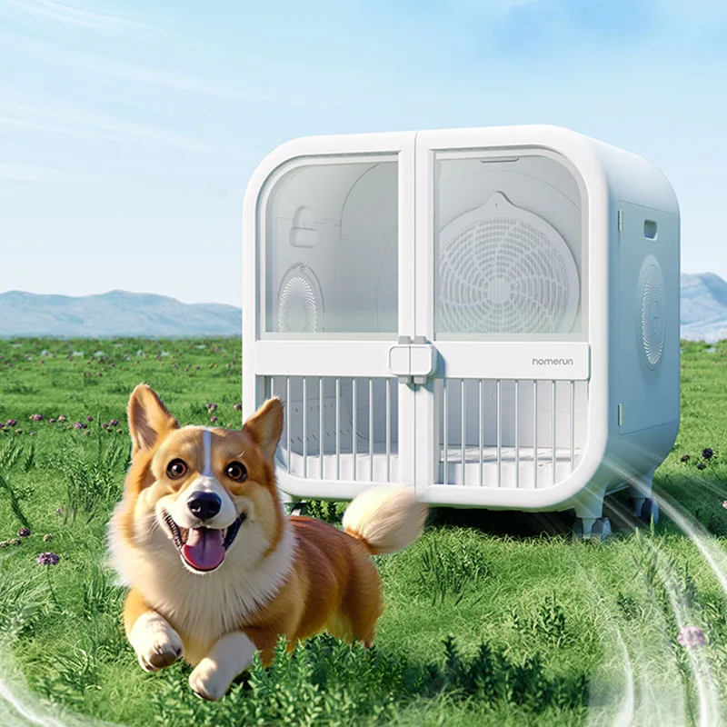 Professional Drying Cabinet Small Animal Supplies Pet Hair Dryer Stand Grooming Dry Box Small Silent Dog  Household Hair Dryer