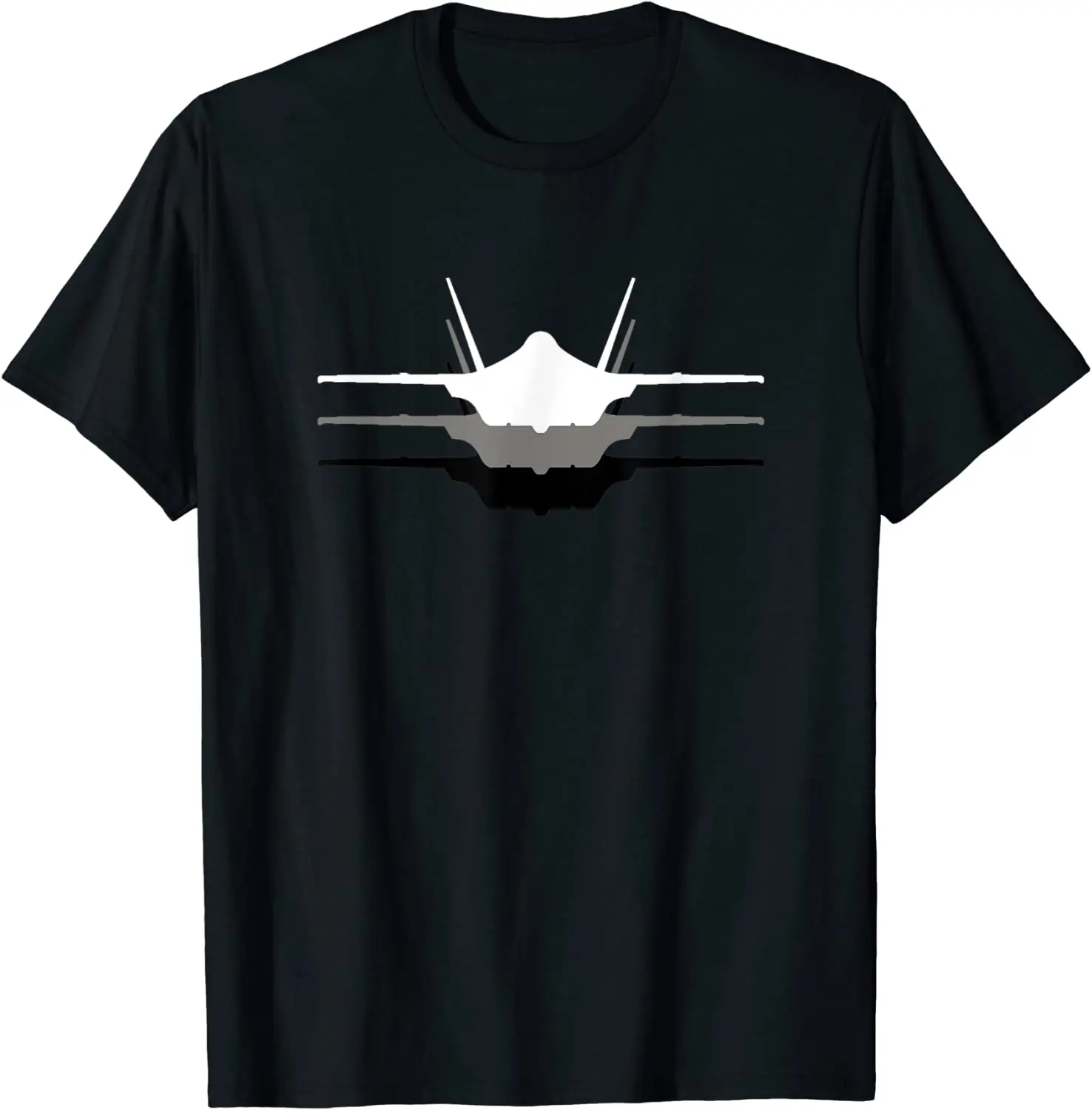 

F-35 Lightning 2 Silhouette Aircraft Men T-Shirt Short Sleeve Casual 100% Cotton O-Neck Summer Shirt