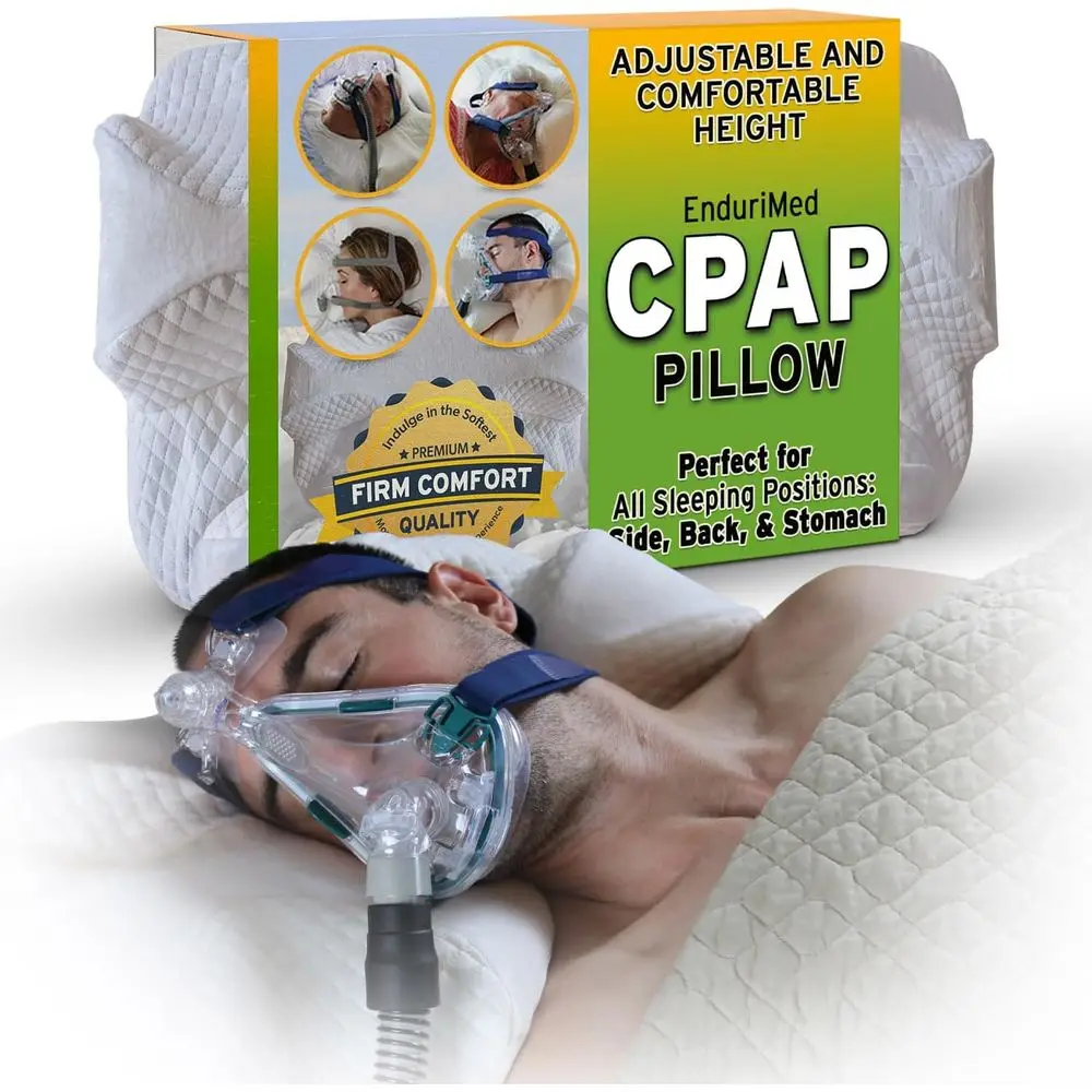 

Adjustable Memory Foam CPAP Pillow for Side and Back Sleepers - Enhance Your Sleep with CPAP Machine