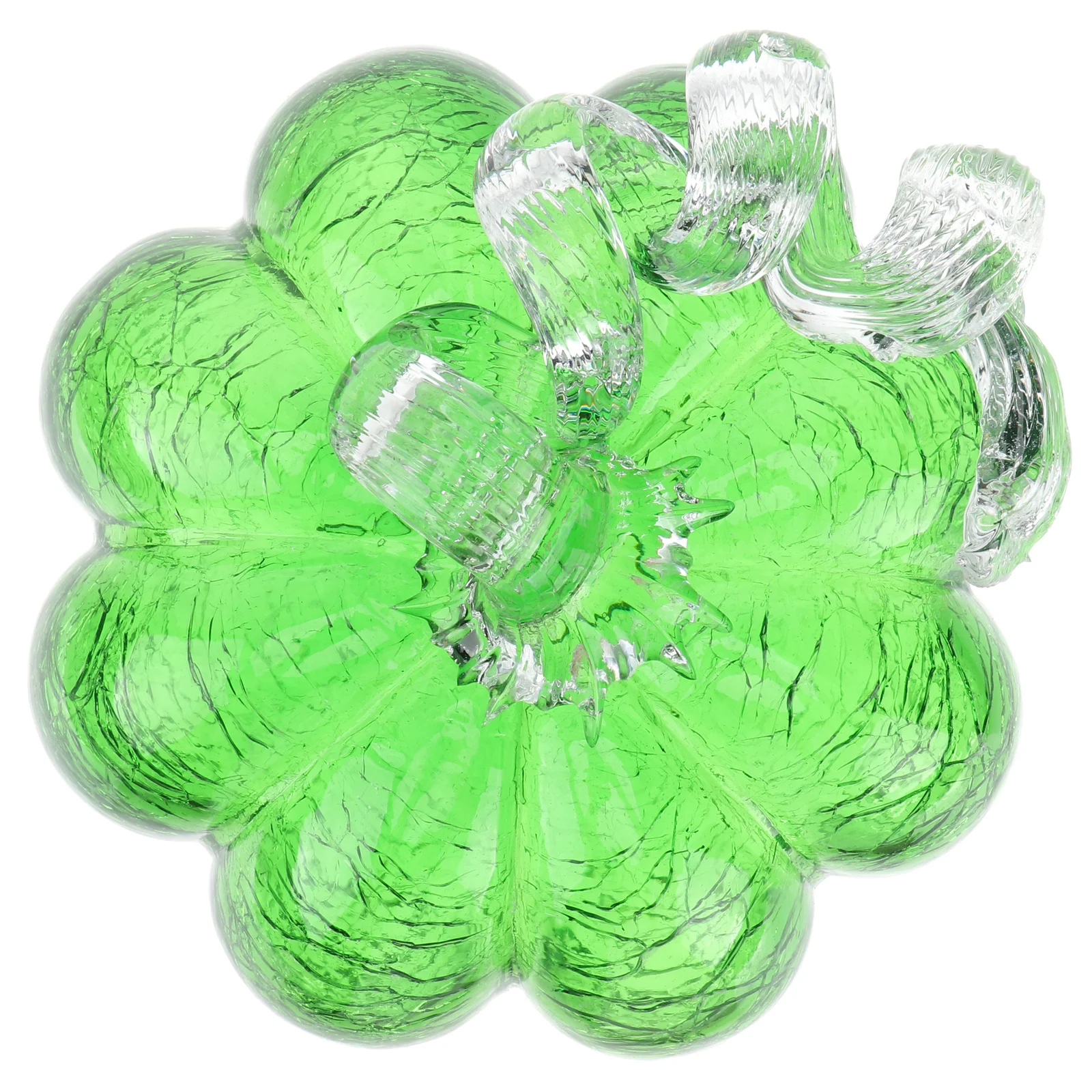 

Orange Christmas Decorations Fall Figurine Home Faux Glass Pumpkins for Decorating