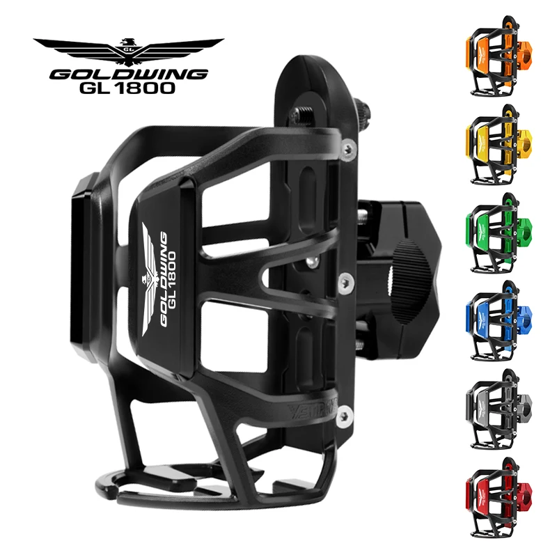 

Мотоциклетный держатель для бутылки с водой, держатель для стакана для напитков, крепление Sdand для Honda 1800, аксессуары Goldwing GL1800