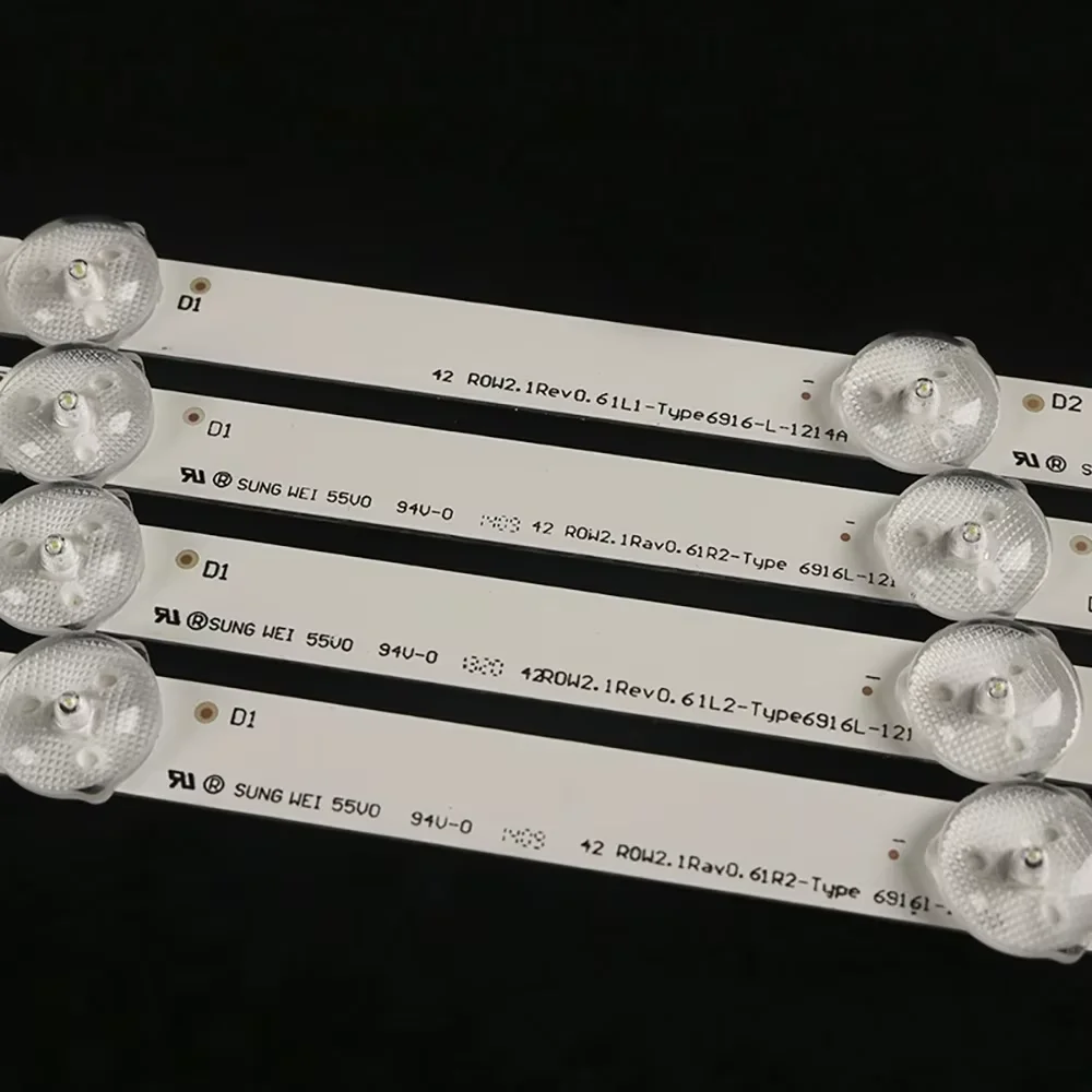1/3Sets LED Backlight Strip for 42LN519C-CC 42LN5400 42LA620S 42LN570S 6916L-1214A 6916L-1215A 6916L-1216A 6916L-1217A