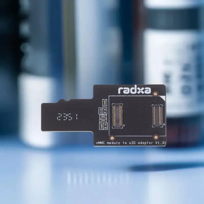 محول لوحة EMMC إلى USD متعدد الاستخدامات مع وحدات حرق بطاقة MicroSD TF لـ ROCK PI 4A/4B