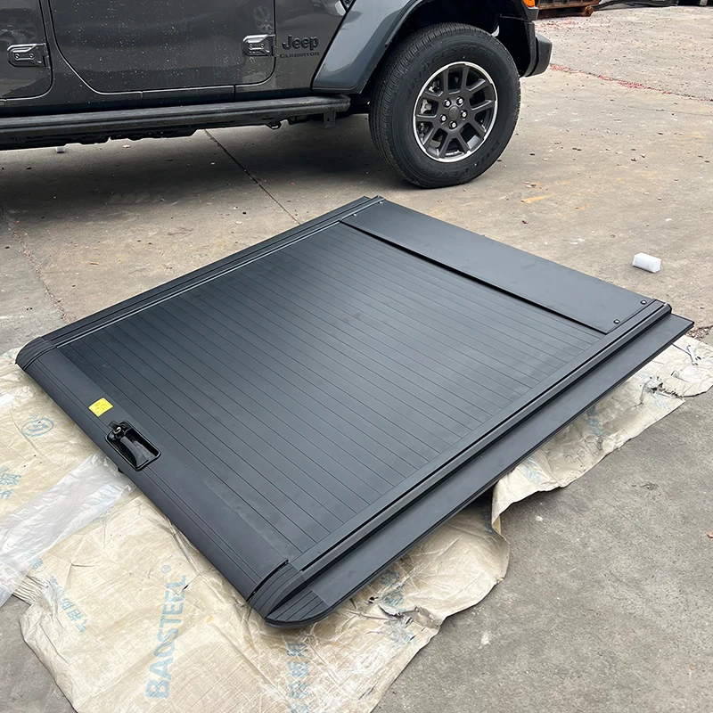 Off-road Accessories Aluminum Black Roller Shutter Cover for JEEP JT Gladiator Tonneau Cover 6