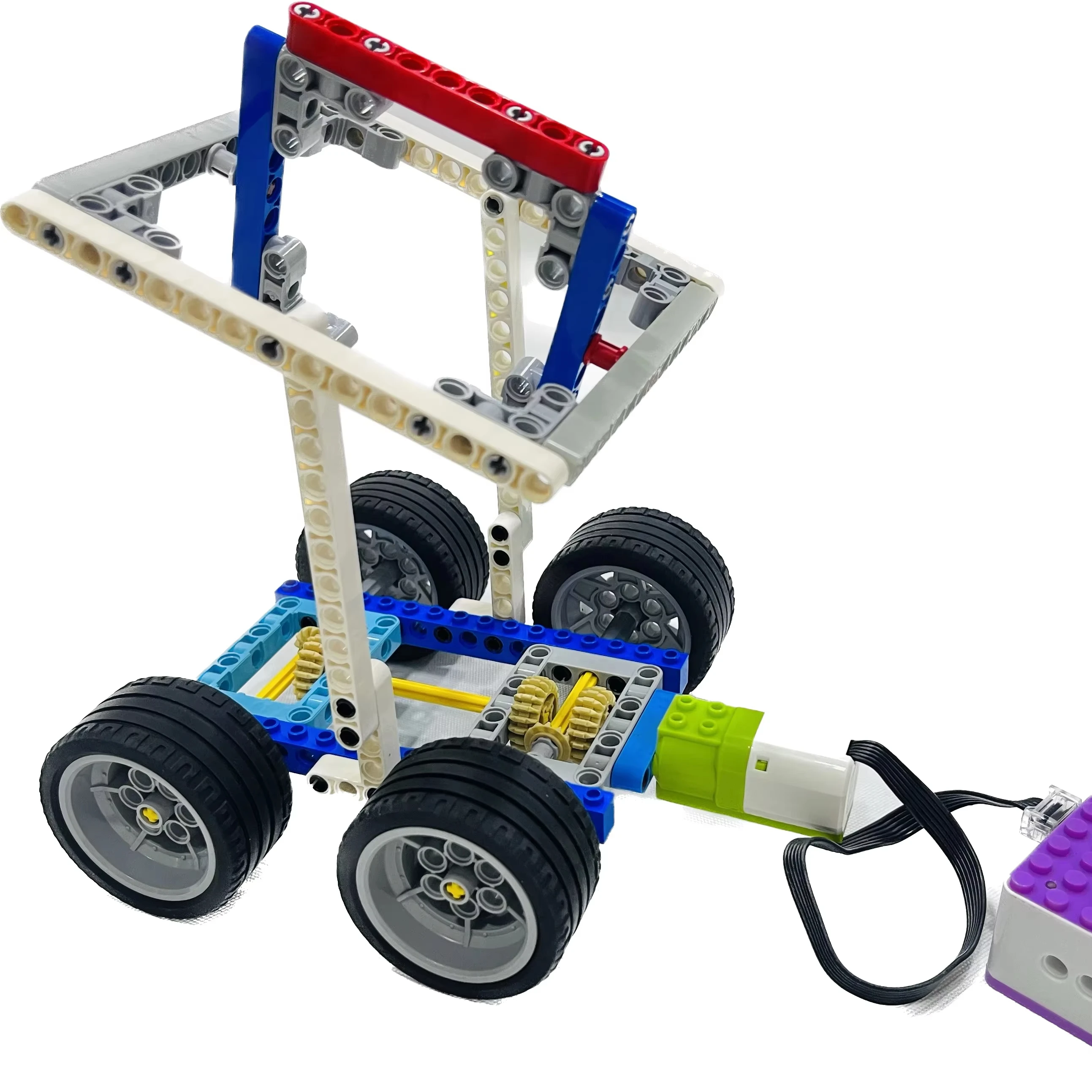 

ICQbot интерактивное кодирование масштаба 1:8 3D печатная модель игрушки для бионики, набор строительных блоков с ножками для взрослых, упакованная в