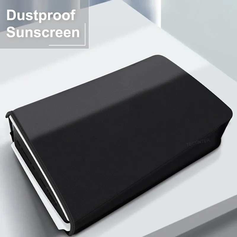 Capa protetora protetora para PS5/PS5, capa protetora para PS5/PS5, à prova de poeira, para PS5, acessórios para jogos