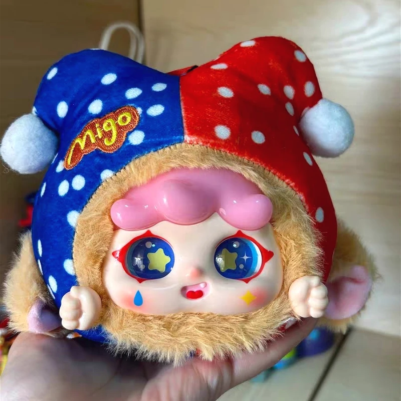 حقيقية الطفل ثلاثة ميغو حلم السيرك سلسلة صندوق أعمى الفينيل الوجه أفخم قلادة دمية العصرية جمع أكياس حلي معلقة #1