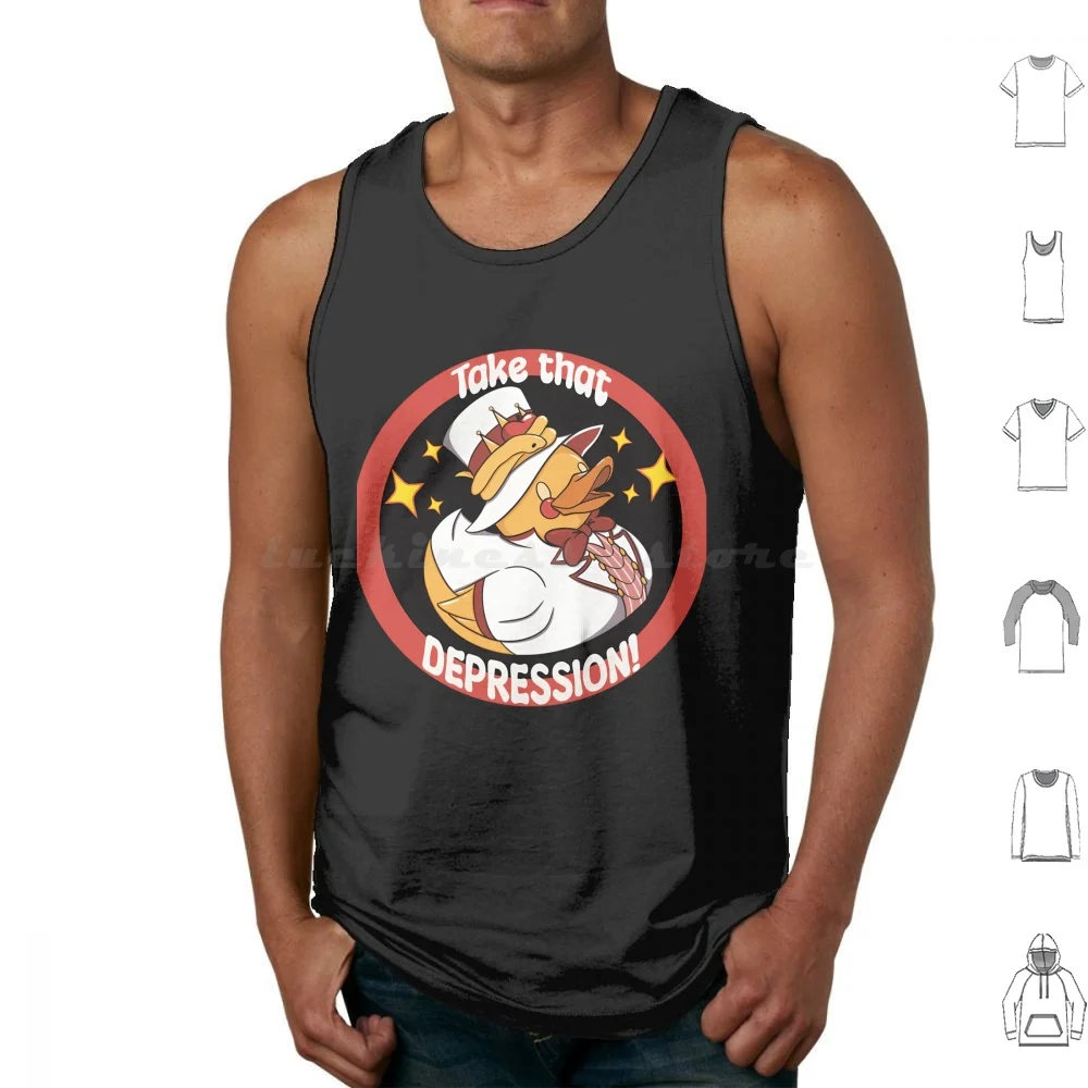 Lucifer Rubber Ducky Tank Tops Vest Sleeveless Lucifer Rubber Duck Lucifer Lucifer Rubber Ducky Hazbin Duck Lucifer Take