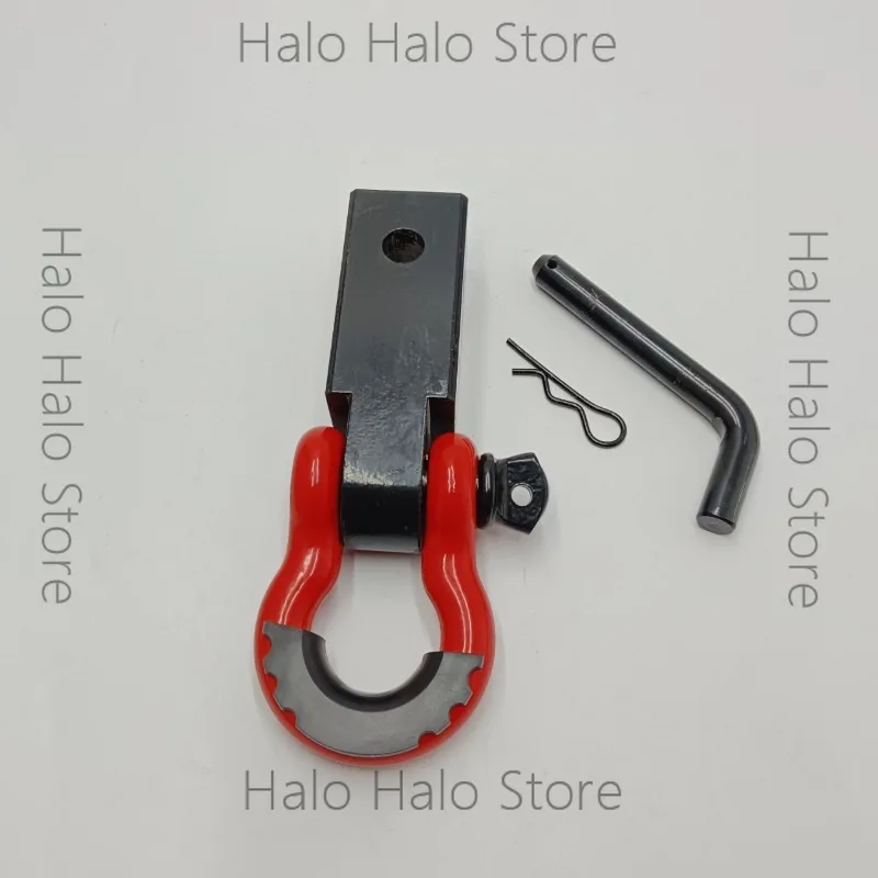 Carbon steel trailer arm 2 inches solid square mouth trailer hook, off-road trailer modification and other auto parts