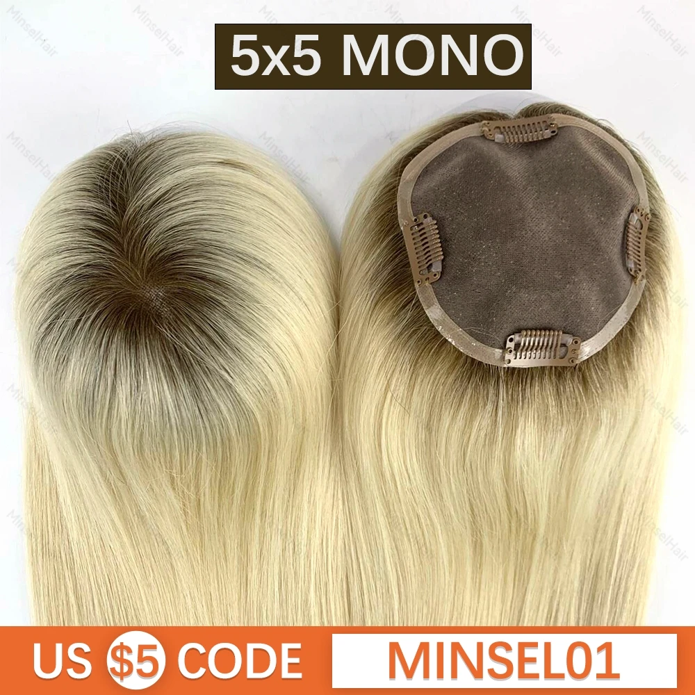 Balayage T3-60 قاعدة أحادية شعر بشري لعذراء 14 "16" كروشيه يدوي 130% كثافة قابلة للتنفس 100% واقعية خالية من العقدة