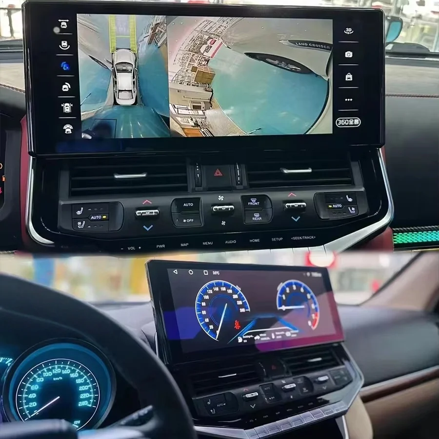 

Мультимедийная система Carplay 16.2 дюйма для Toyota Land Cruiser 200 LC200, обновление до LC300, Android-экран, автомобильная магнитола, видеоплеер, GPS-навигация
