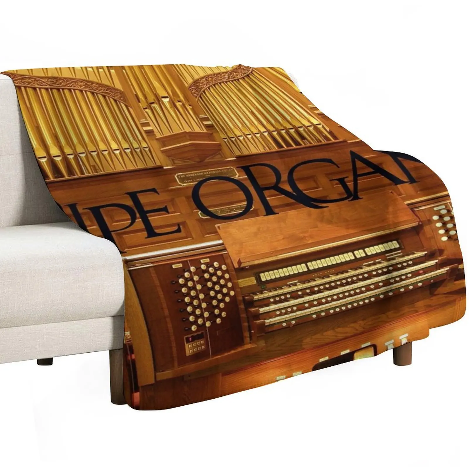 Big Pipe Organ Throw Blanket Flannel Soft Big Giant Sofa Sofa Throw Softest Fashion Sofas Blankets