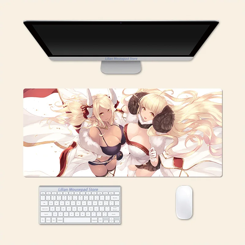 Sexy Anila Granblue Fantasy Anime Large Mouse Pad Office Mousepad Creative Game Desk Mat Gift