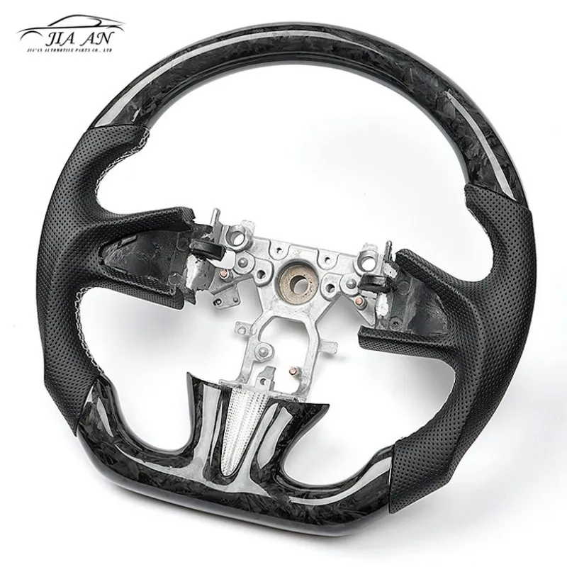 Car Steering Wheel For Q50 Infiniti Q50s Lenkrad Exhasut Led Racing Forged  Carbon Fiber Steering Wheel