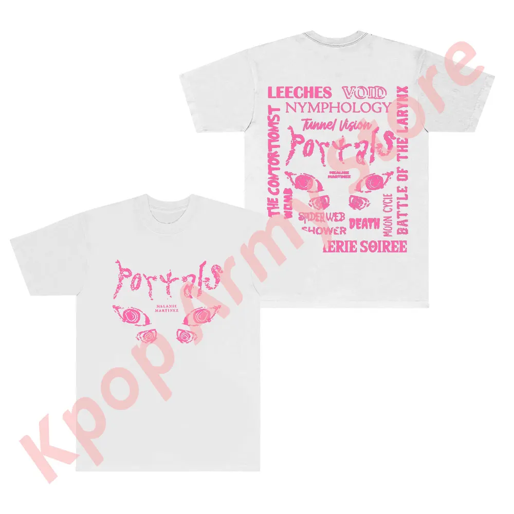 Melanie Martinez Portals Tour T-shirts Tour Logo Merch Tee Summer Women Men Fashion Casual Streetwear Short Sleeve