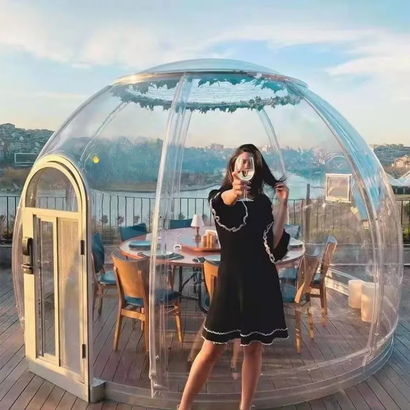 Widely Application Bubble Room Cold Resistant Wear Resistant Inflatable Igloo Dome Green House Transparent Bubble Room Price
