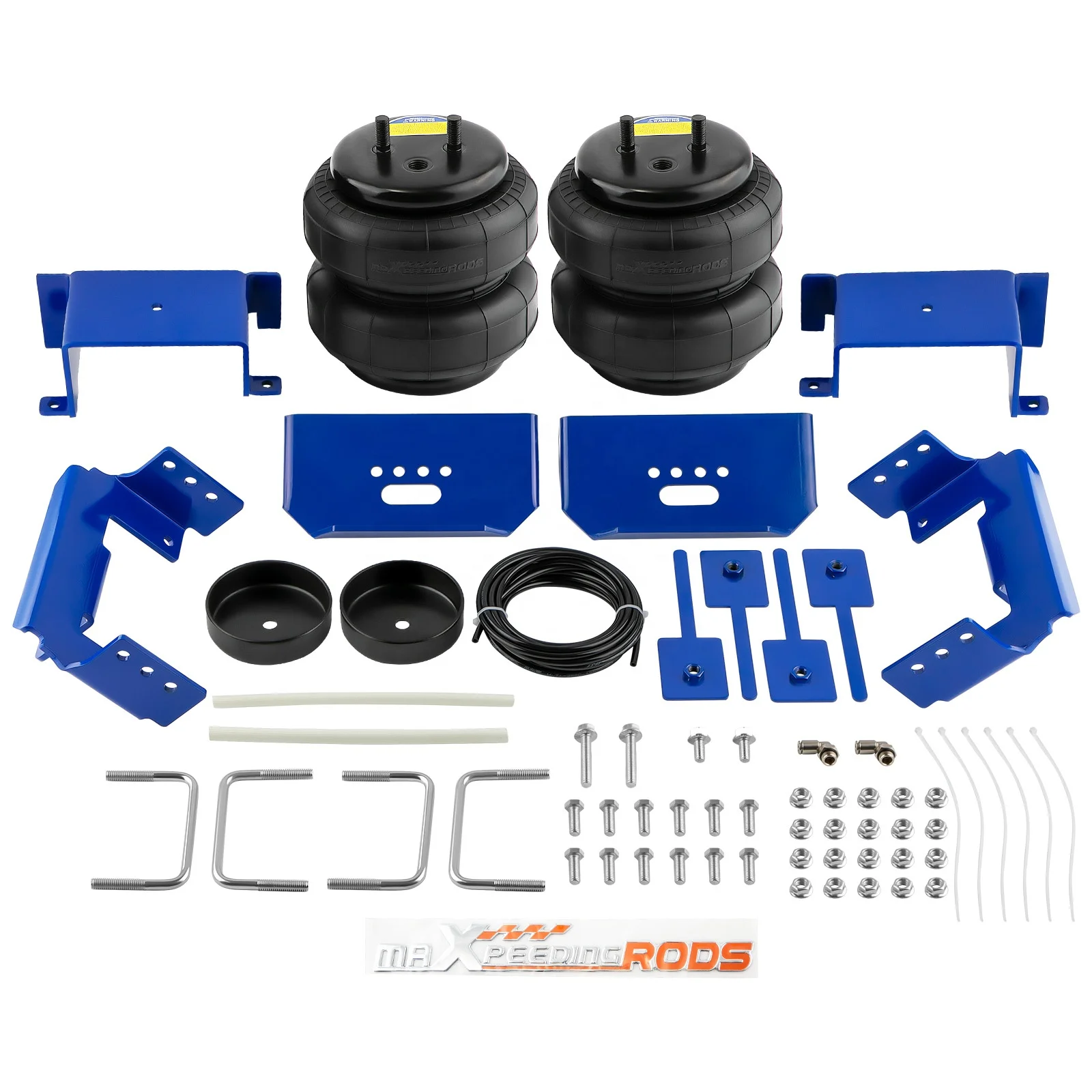 MaXpeedingrods 5000 LBS Rear Air Helper Springs Bag Kit for Ford F-150 2WD 4WD 2015-2025