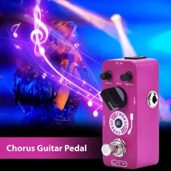 Lity Chorus Guitar Pedal Mini Chorus Effects Pedal Classic Warm Jazz Chorus Tone for Electric Guitar Effect Pedal True Bypass