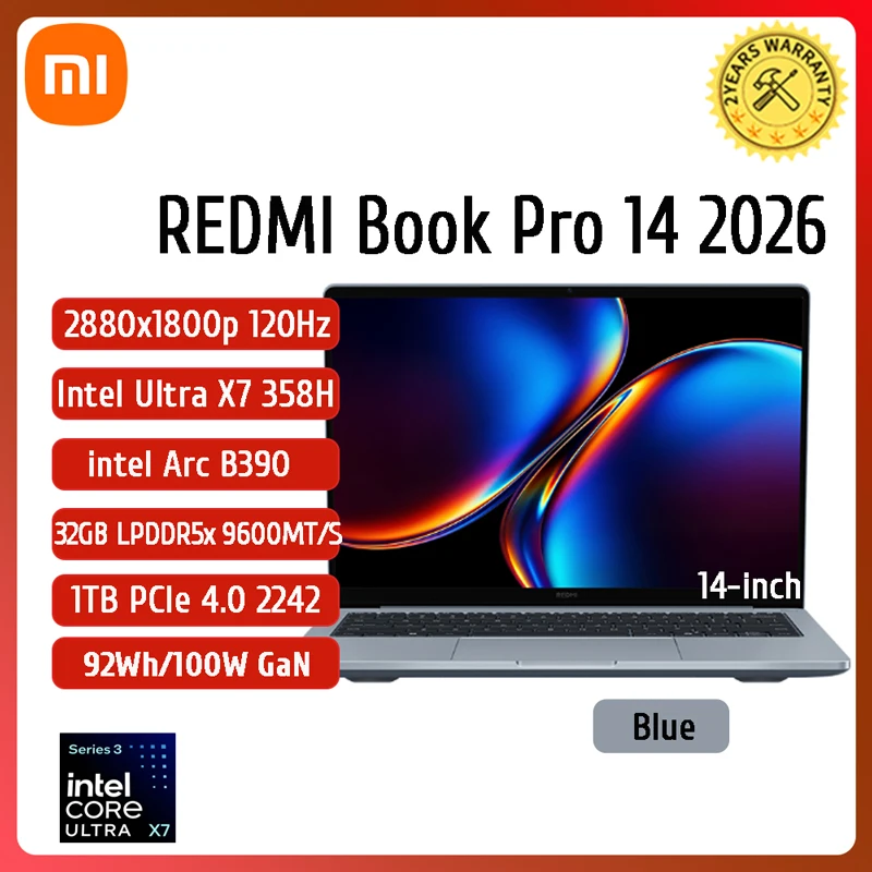 Xiaomi REDMI Book Pro 14 32GB 1TB ブルー 120Hz