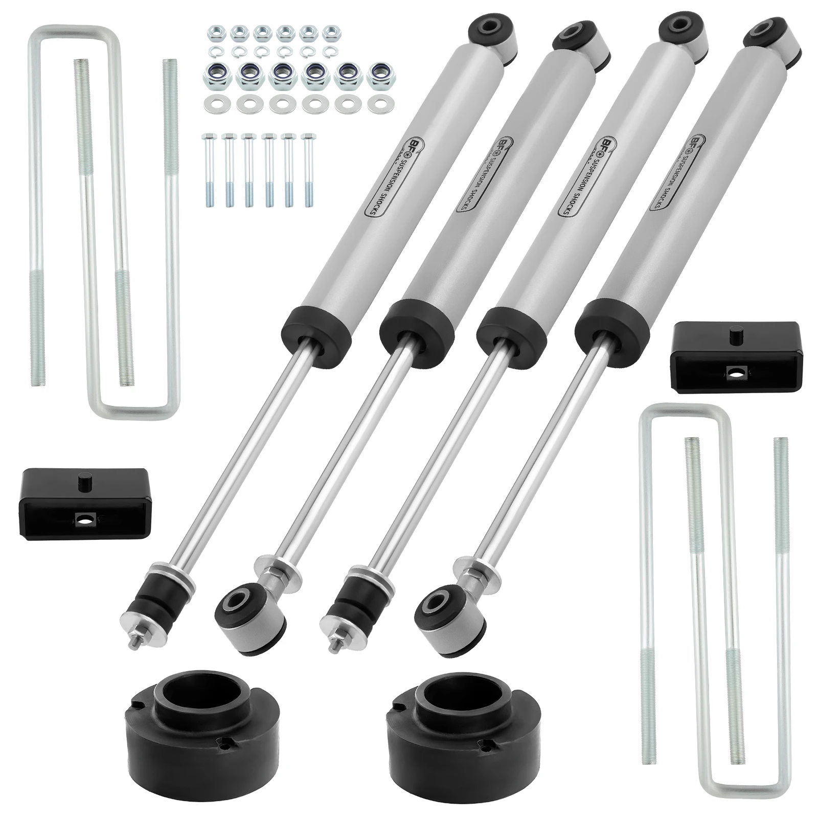 BFO 2.5in Leveling Lift Kit w/ Shocks for Dodge Ram 1500 4WD 1994-2001