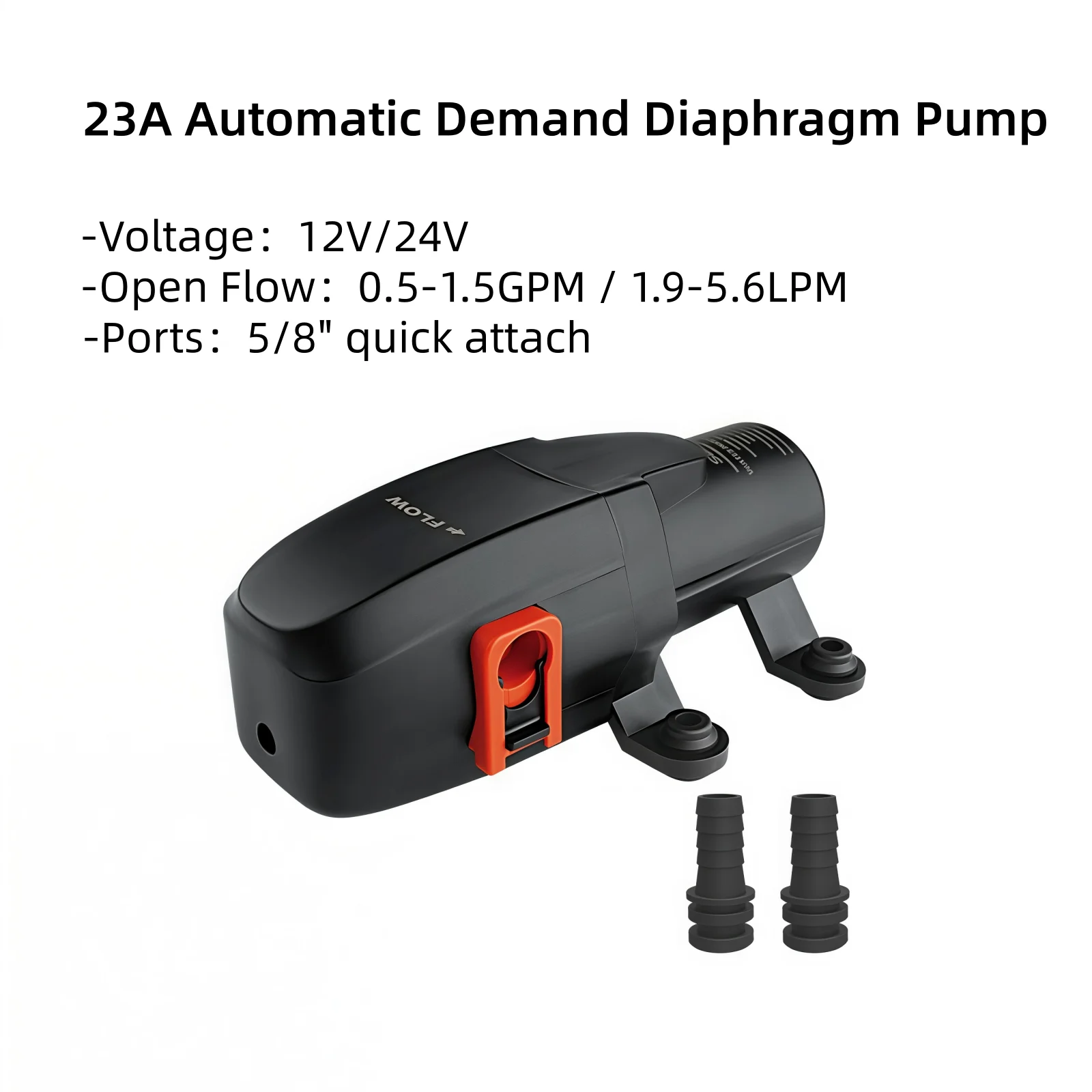 SEAFLO 12V 23A Series 40 PSI Automatic Marine Water Diaphragm Pump Self Priming Electric Boat Beer RV Caravan High Pressure