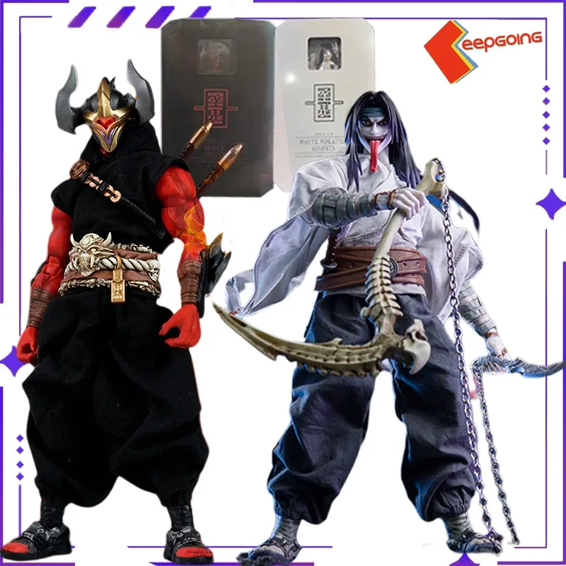 

Play Morning KEEPGOING Original 1/12 Black and White ImpermanenceWhite Impermanence ClothClothes Movable Doll Model Handmade Toy