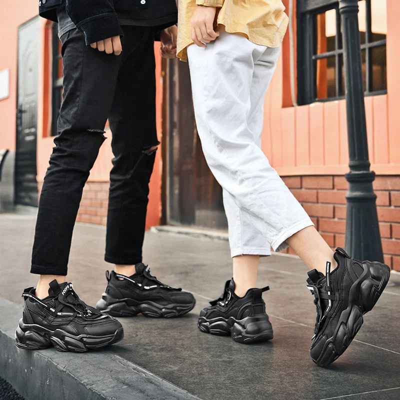 Fashion Couple Casual Shoes Outdoor Women Man White Sneakers High Quality Platform Shoes For Women Man