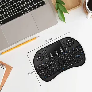I8 Wireless Keyboard, 2.4GHz, Mini, English, Russian, TouchPad, Air Mouse, Remote Control, Laptop, TV Box, Projector 12 Main Sales Mouse and Keyboard - №7