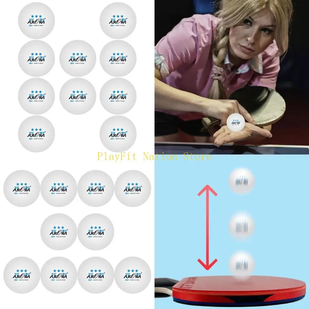 

242F 10 Pack Table Tennis Pingpong Bulk 40mm Diameter for Amateur Game