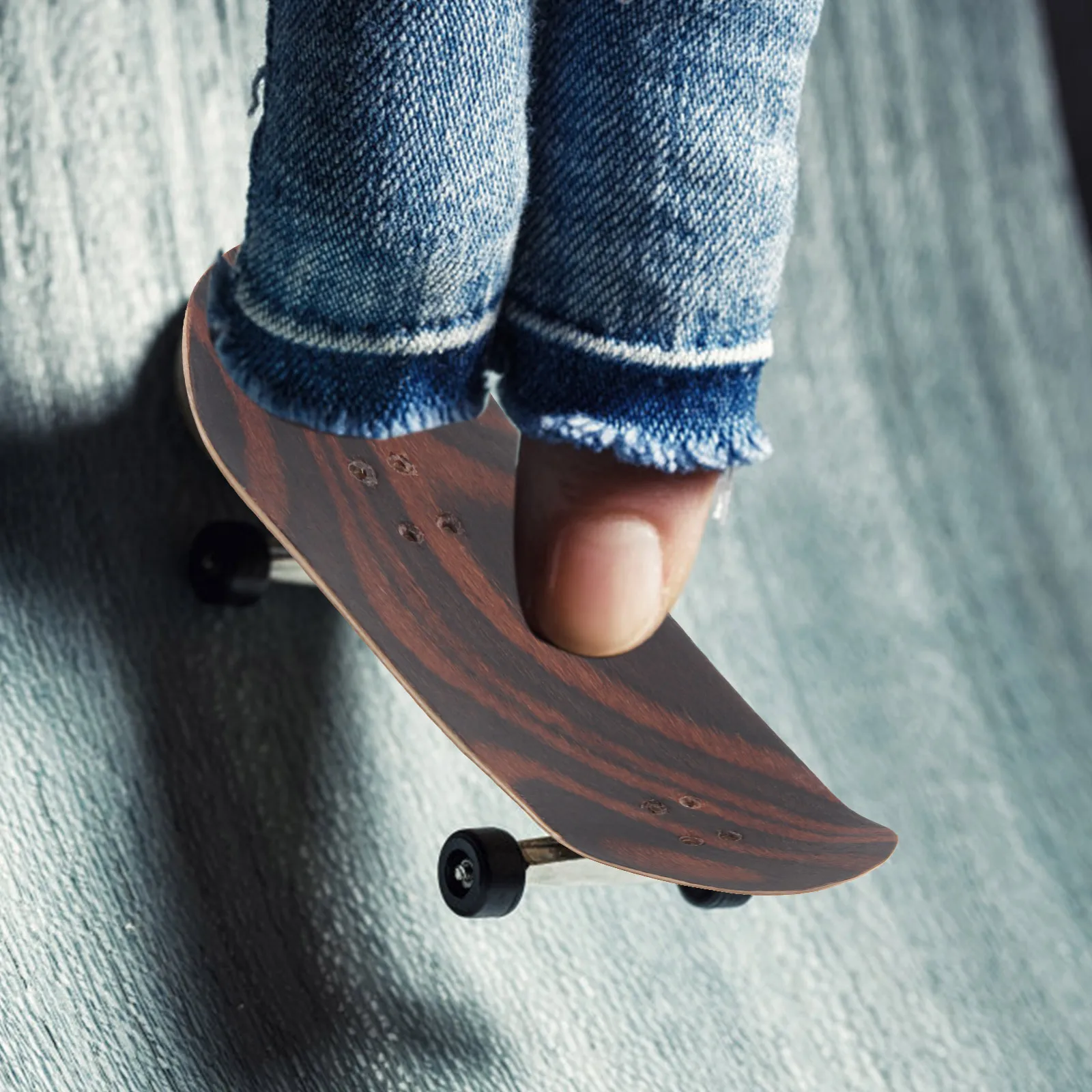 

Wooden Fingerboard Deck Blank DIY Finger Skateboard Replacement Maple Wood Deck for Fingerboard Parts Accessories
