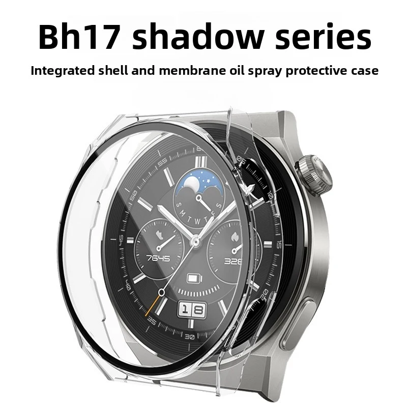 Hot New Exquisite Watch Protective Case Full-Shell Integrated Protective Case PC Tempered Film Case Smart Watch Screen Protector