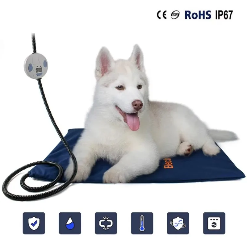 Washable dog heating pad Electric dog warm pad Hot dog bed for pets