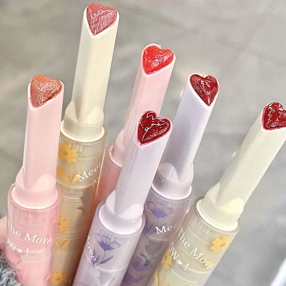 6 Kleuren Lippenstift Jelly Spiegel Water Lip Hydraterende Duurzame Glazuur Cosmetica Meisje Lipgloss Tint Sexy L M8t3