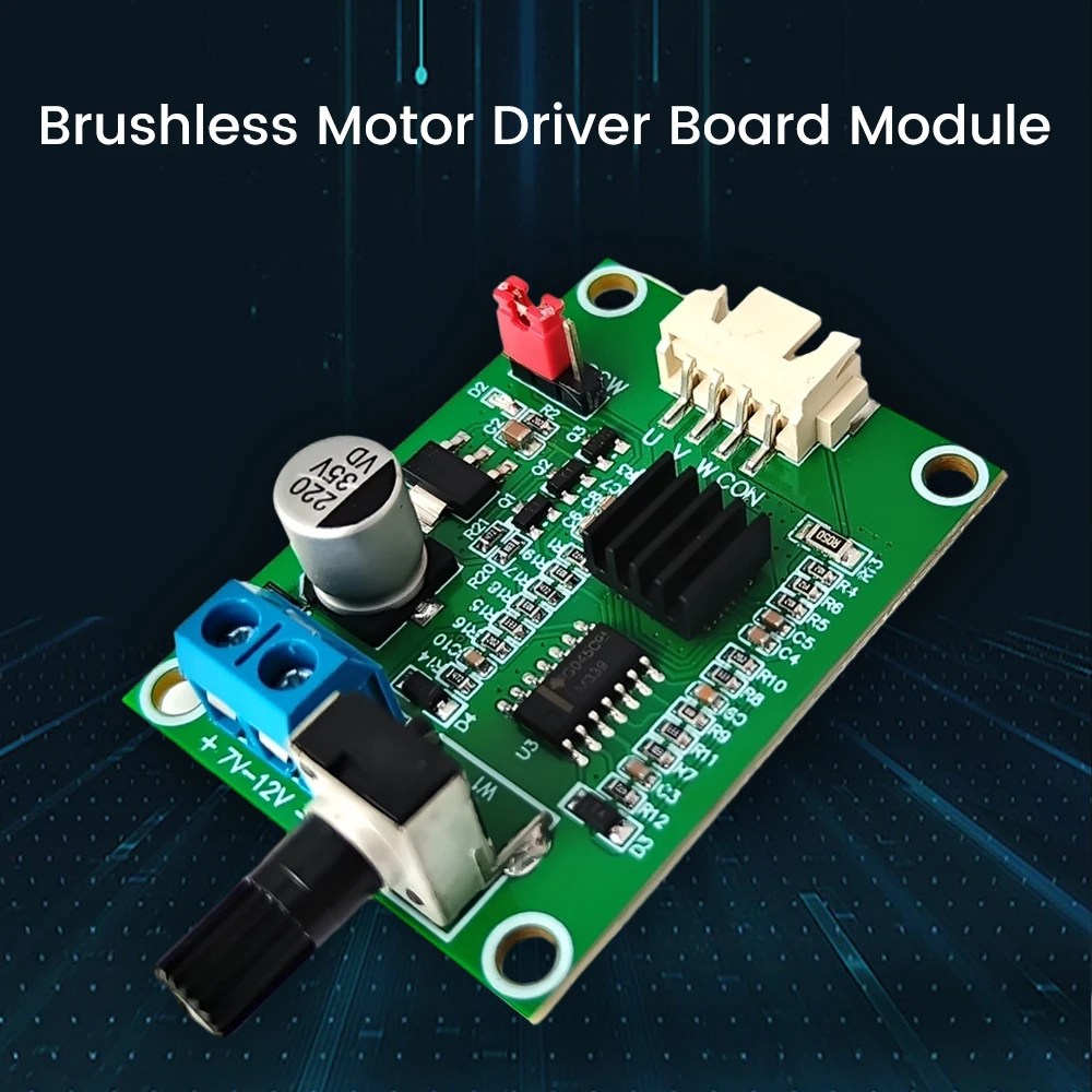 DC7V-12V Brushless DC Motor Drive Module Speed Control Board Optical Drive Hard Disk Motor Controller reverse current/overcurren