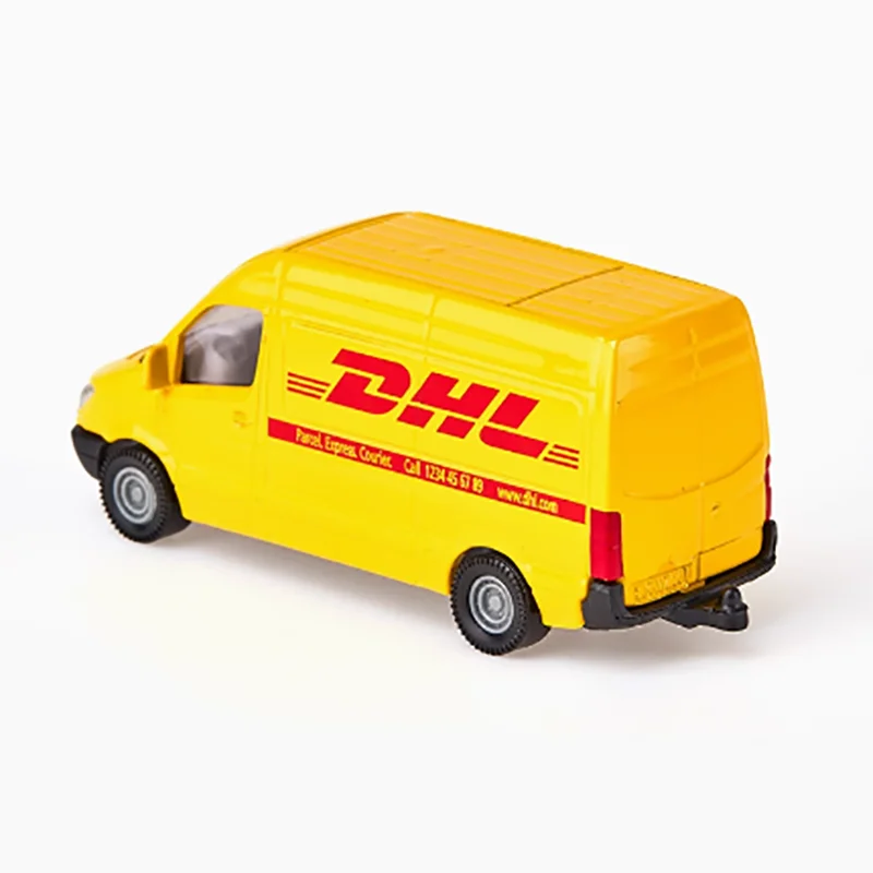 Siku Diecast Alloy Model 1085 DHL Express Vehicle Finished Simulation Miniature Engineering Car Hobby Collection Ornament Gift