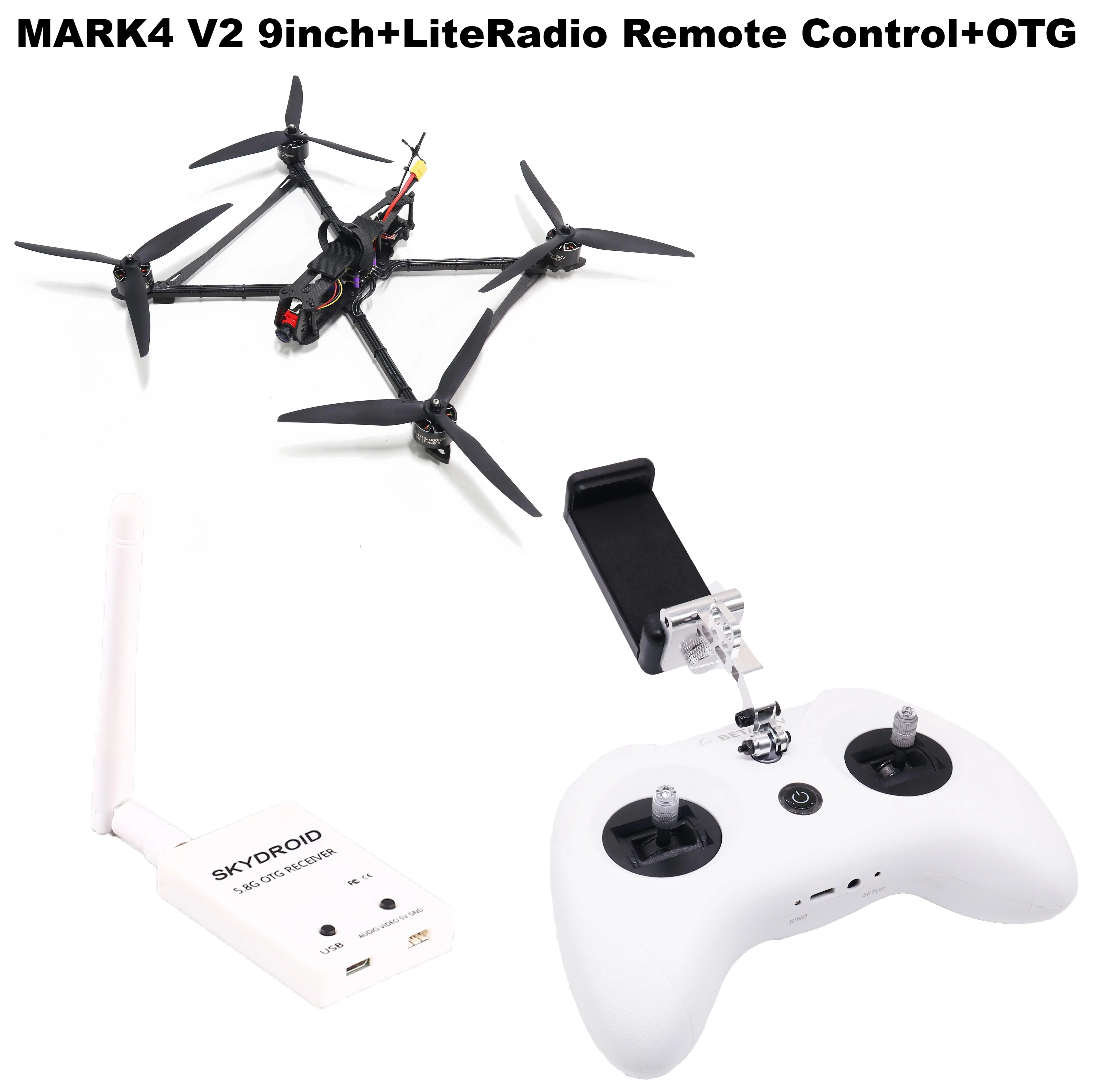 

B-CUBE 7/8/9/10inch Frame V2 CRSF Remote ExpressLRS Flight Control 45/60A 4INI ESC Rack Drone FPV Carbon Fiber Racing Quadcopter