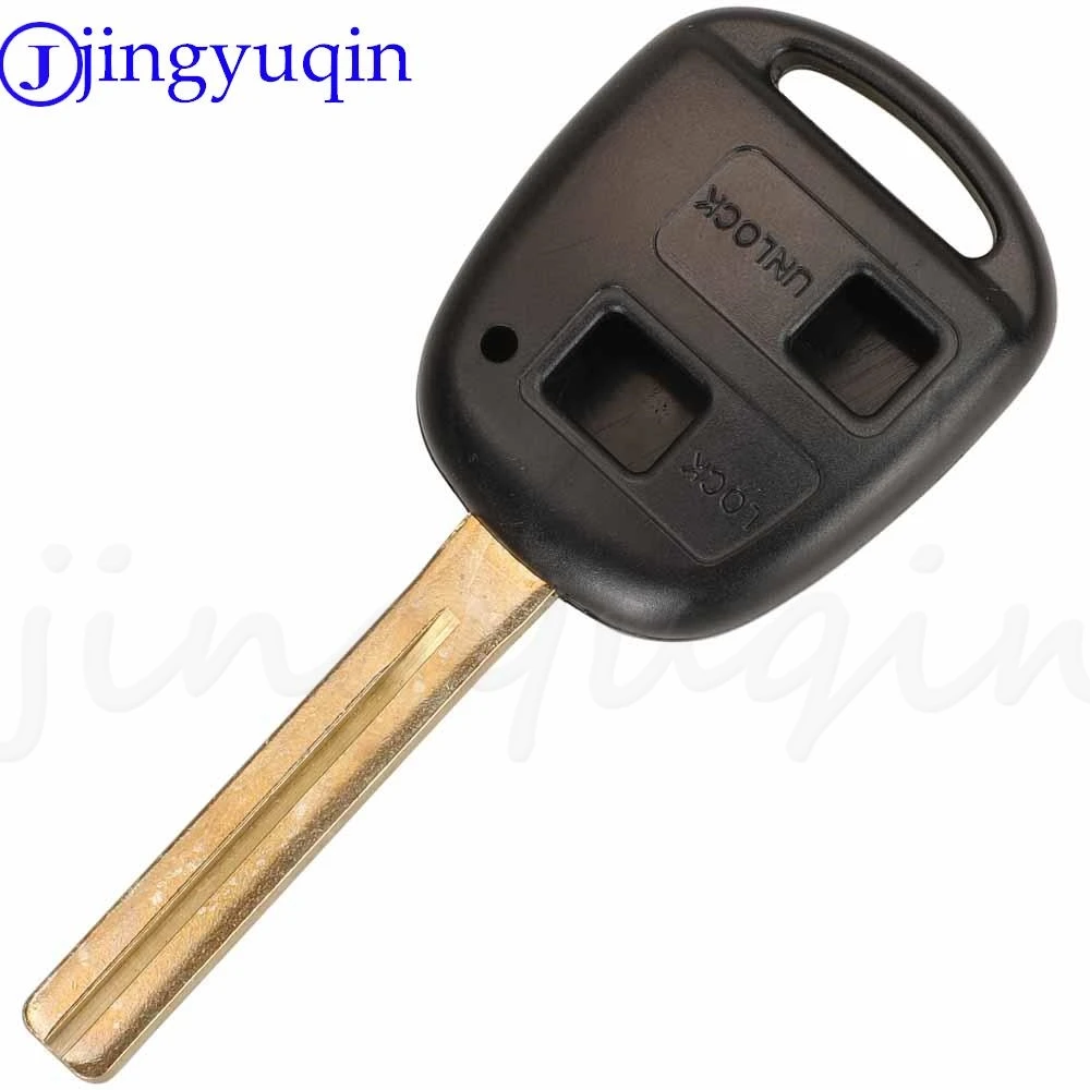 jingyuqin 2/3 Buttons Replacement Remote Car Key Shell Case Fob For Toyota Lexus GS LX ES 250 300 Toy48 TOY40 Blade