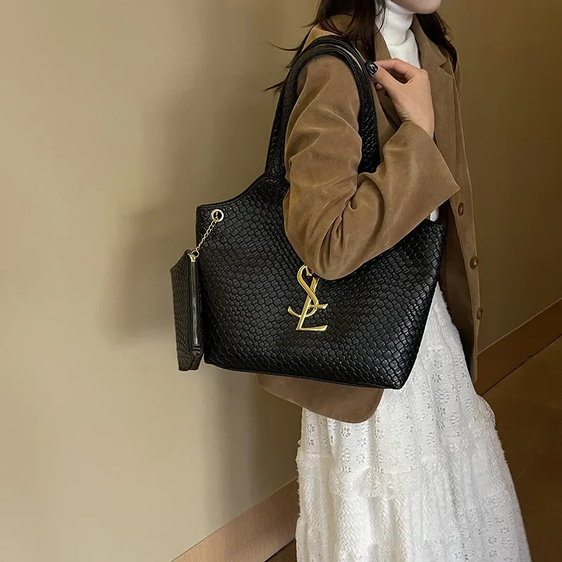 

2025 Vegan Leather Shoulder Bag Crossbody & Top Handle 20L Work Tote for Women Office Travel Essentials