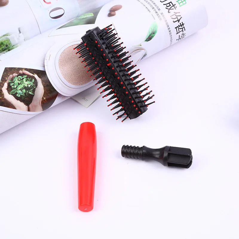 Spiral Professional Plastic Round Brush Quiff Roller Curly Hair Comb Hairstyle Massager Hairbrush Dressing Salon Barber Comb