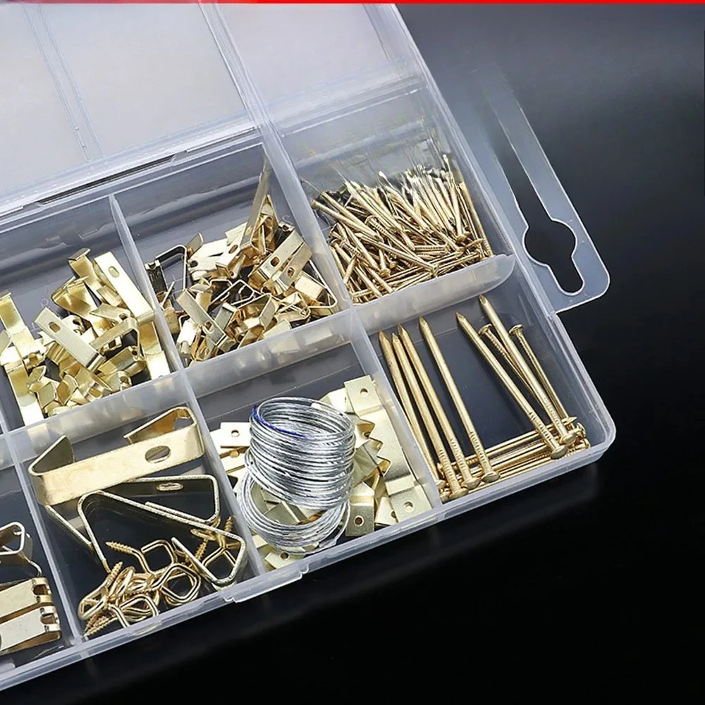 PP-Werkzeug-Aufbewahrungsbox mit 8 Fächern für Reparaturwerkzeuge, Holzbearbeitungs-Organizer und kleines Hardware-Zubehör